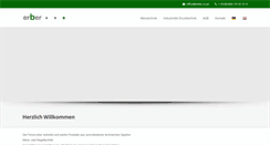 Desktop Screenshot of erber.co.at